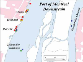 Port of Montreal downstream